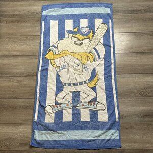 Vintage 90s MLB Toronto Blue Jays Taz Tasmanian Devil Beach Pool Towel 1994